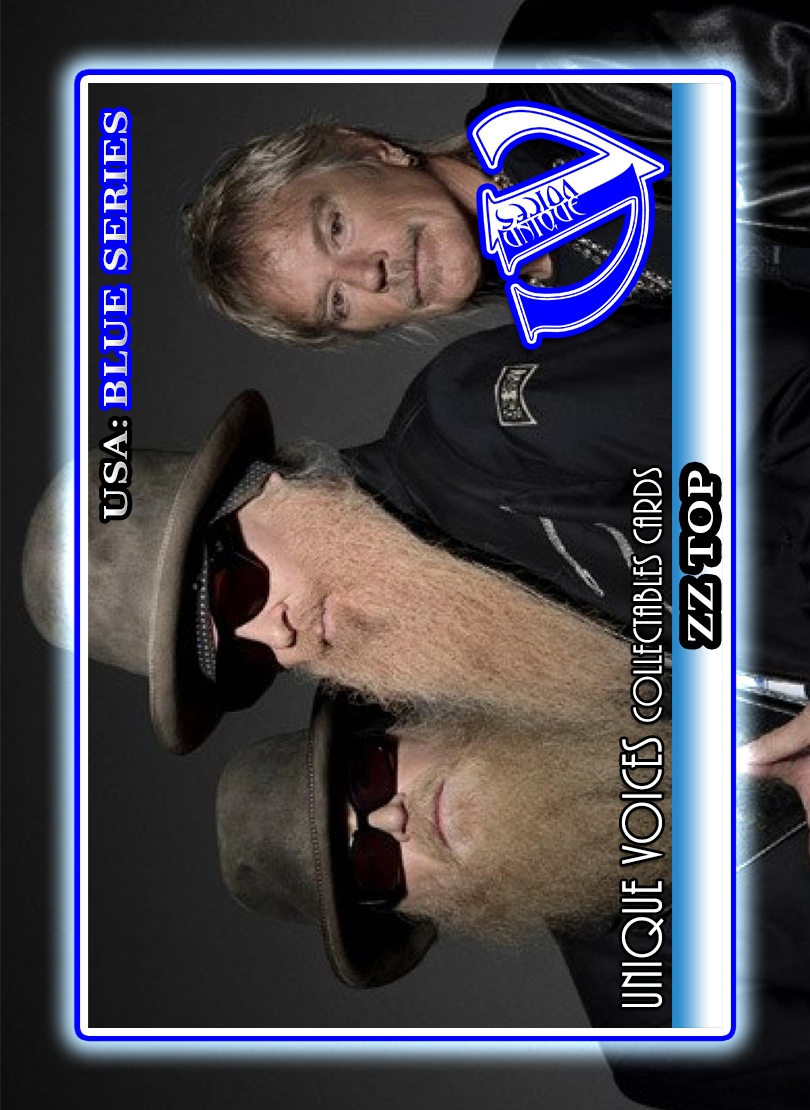 ZZ Top Blue Card